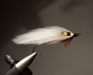 Queen of the Waters, tied by Bill Shuck. This pattern is not in the Hilyard book, but is in Forgotten Flies. An original tied by her is photographed.